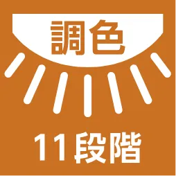 調色11段階